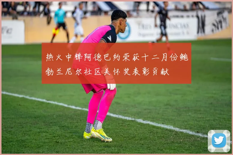 热火中锋阿德巴约荣获十二月份鲍勃兰尼尔社区关怀奖表彰贡献